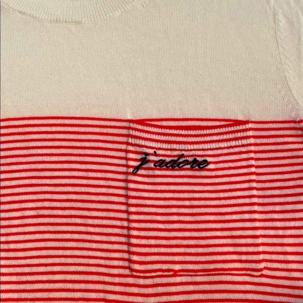 J’adore Extra Fine Merino Wool Stripped Sweater